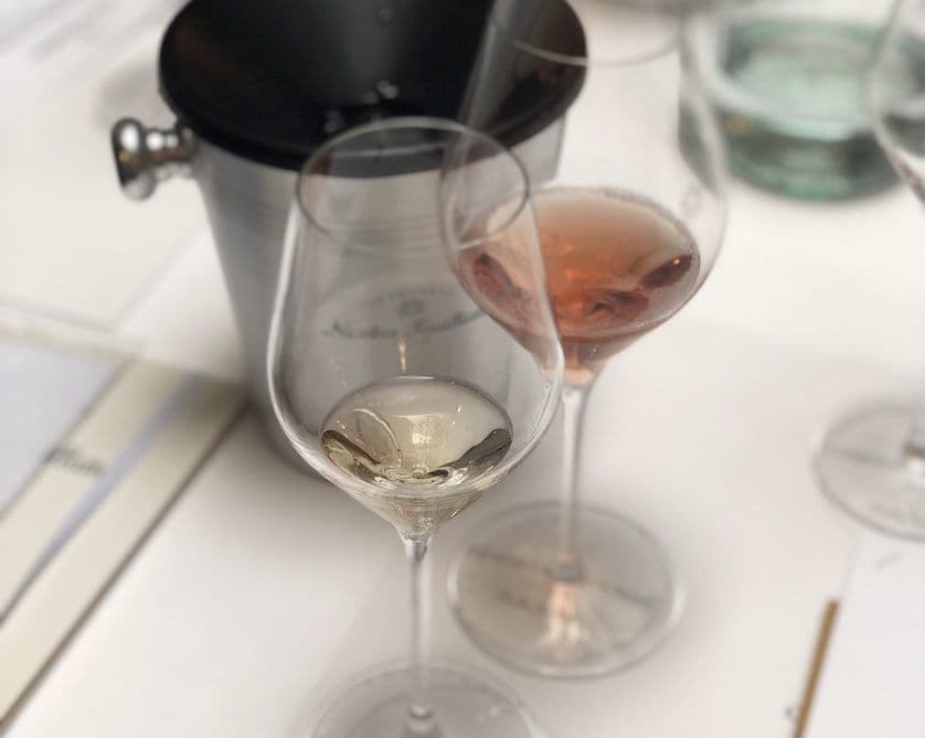 David Kermode tastes new look Nicolas Feuillatte range
