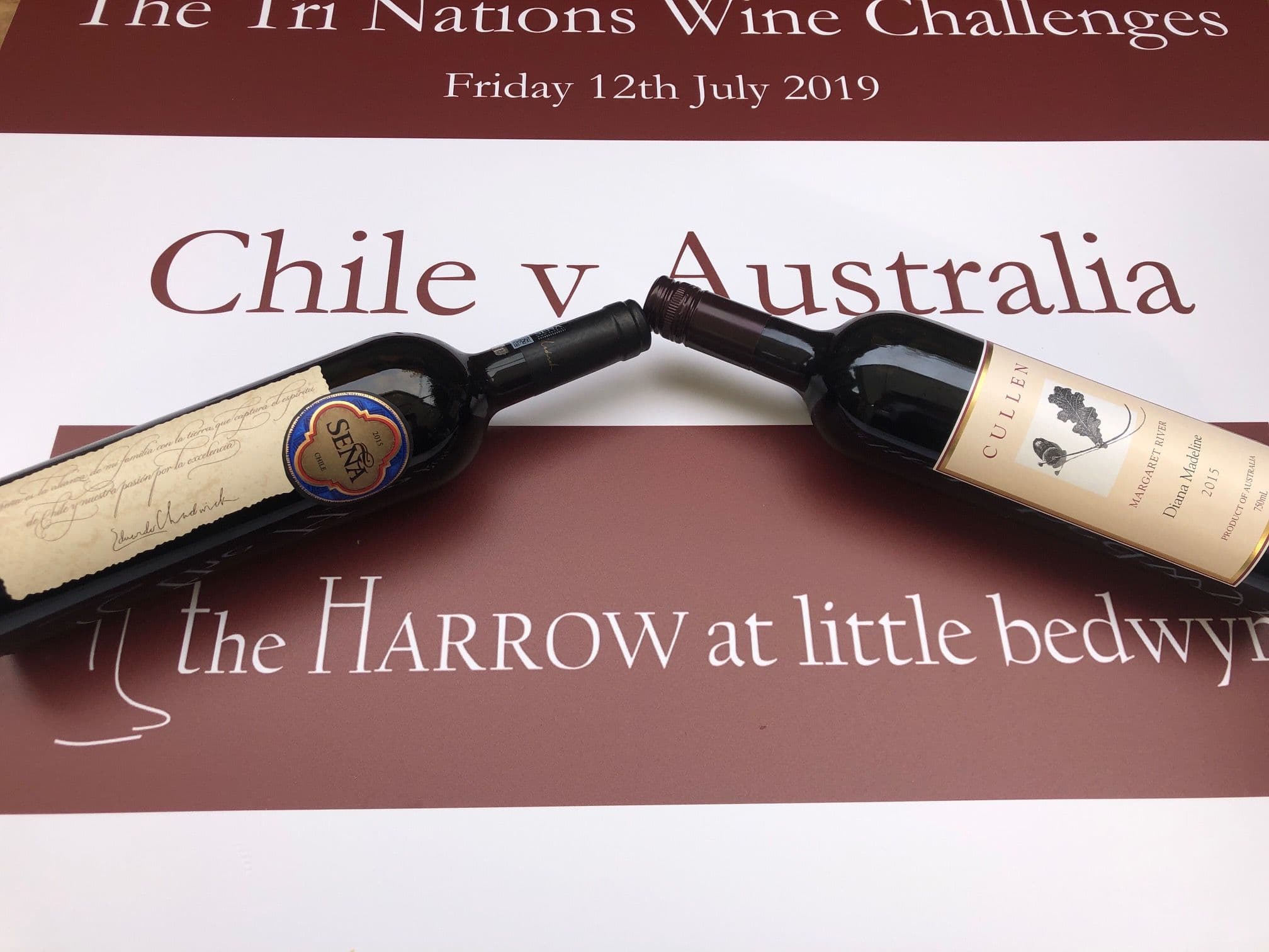Chile takes on Australia at 12th Tri Nations Wine Challenge