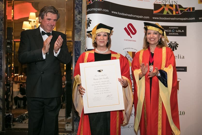 Roger Jones on the Gran Orden de Caballeros del Vino dinner