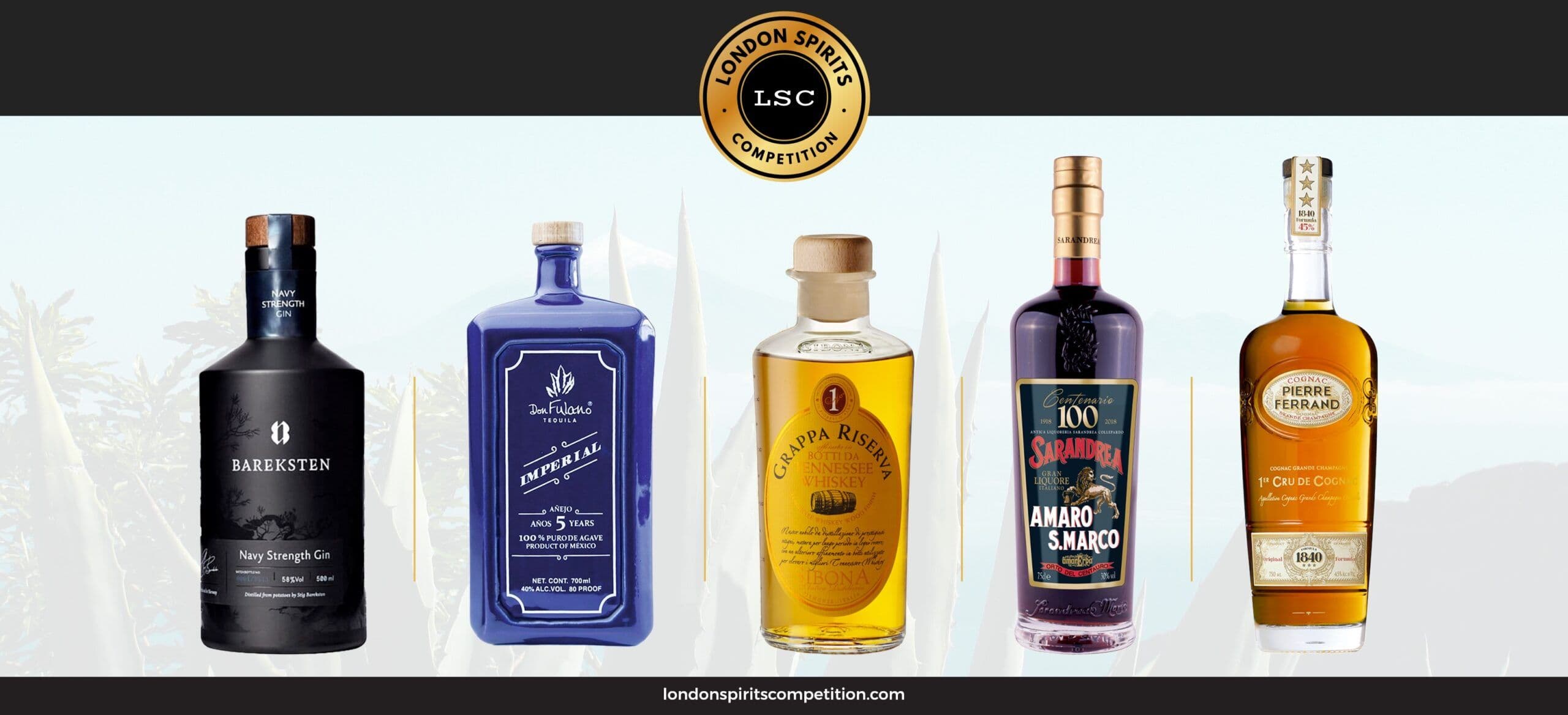London Spirits Competition’s 2022 awards medal winners