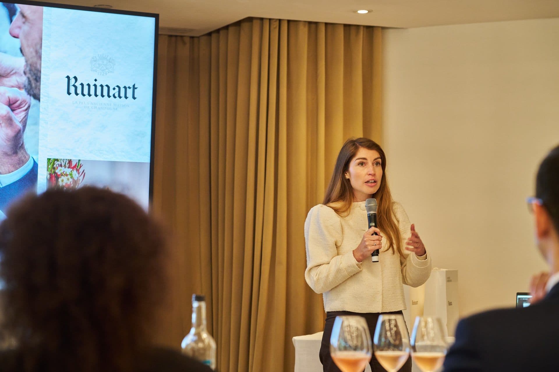 New Ruinart chef de cave, Caroline Fiot, debuts at UK Somm Challenge